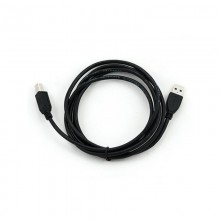 USB 2.0 A to USB B Cable iggual PSICCP-USB2-AM 1,8 m Black